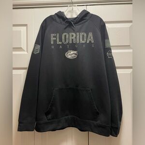 Colosseum Florida Gators Hoodie Mens XXL Black Camo Hood Lined Military OHT